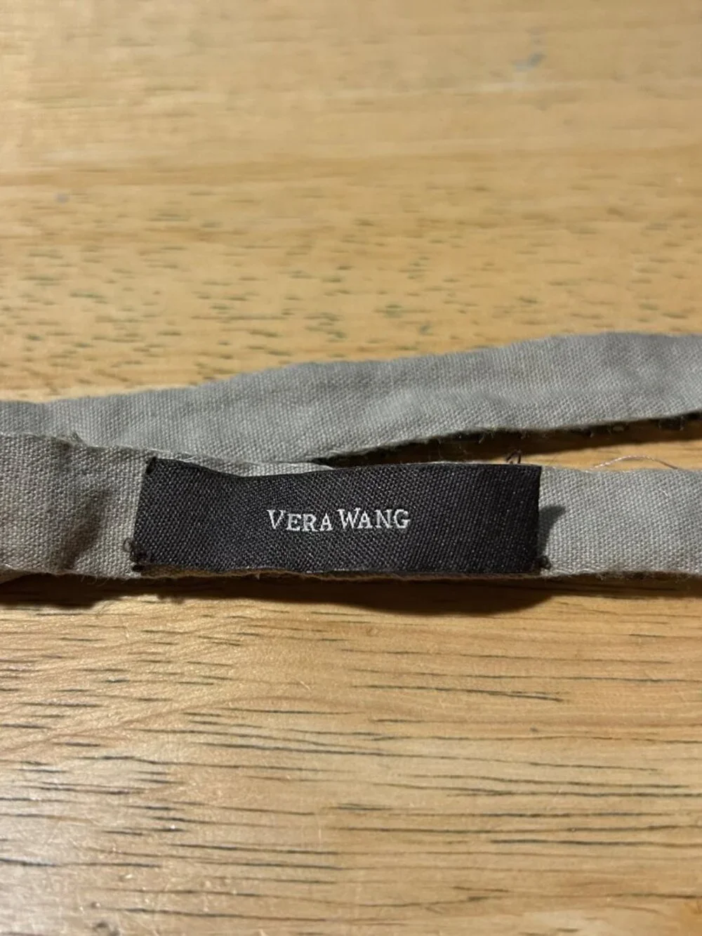 Womens Vera Wang Khaki Fabric Rhinestone Waist Belt M